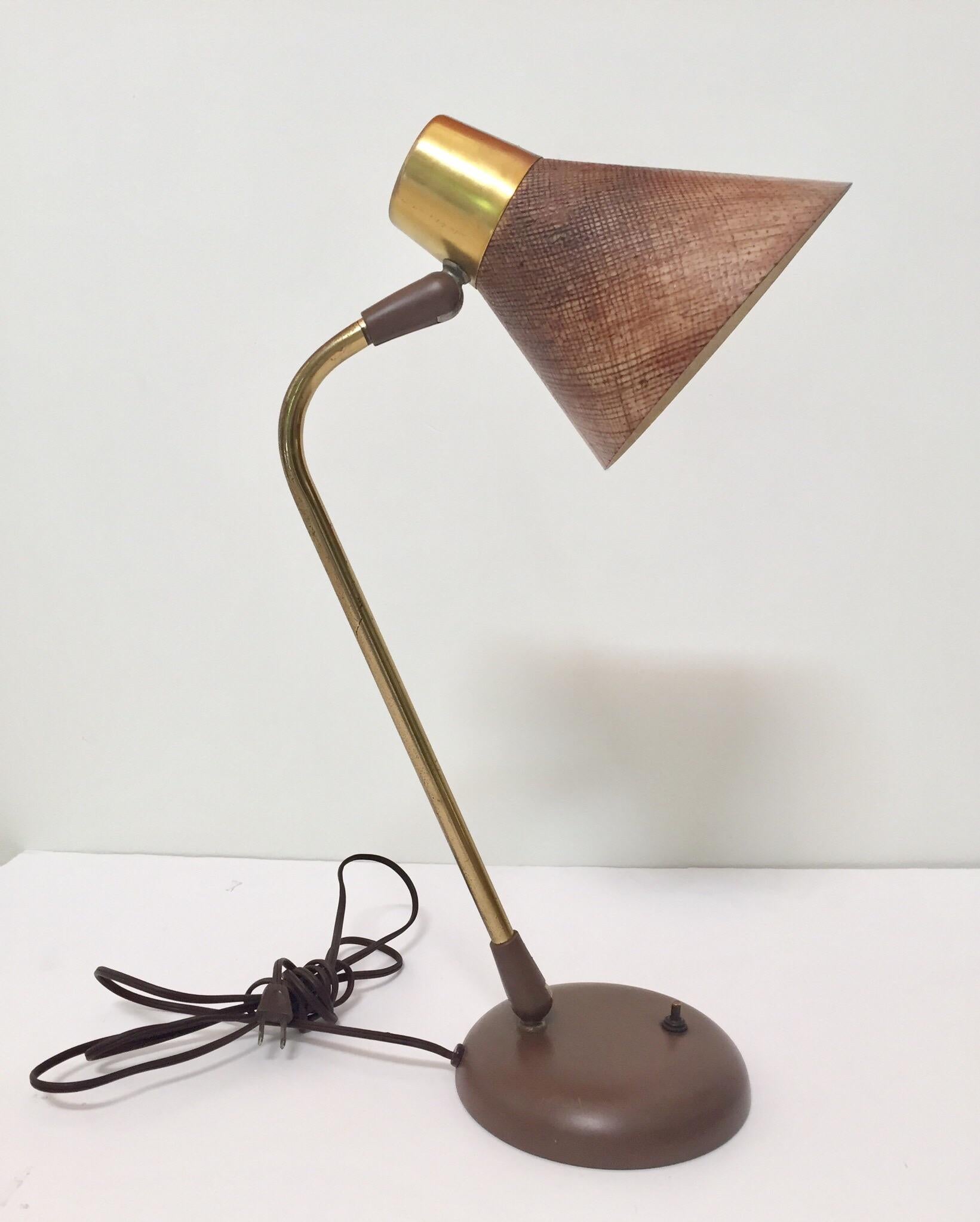 Mid-Century Modern Gerald Thurston Desk Table Lamp for Lightolier, 1950s