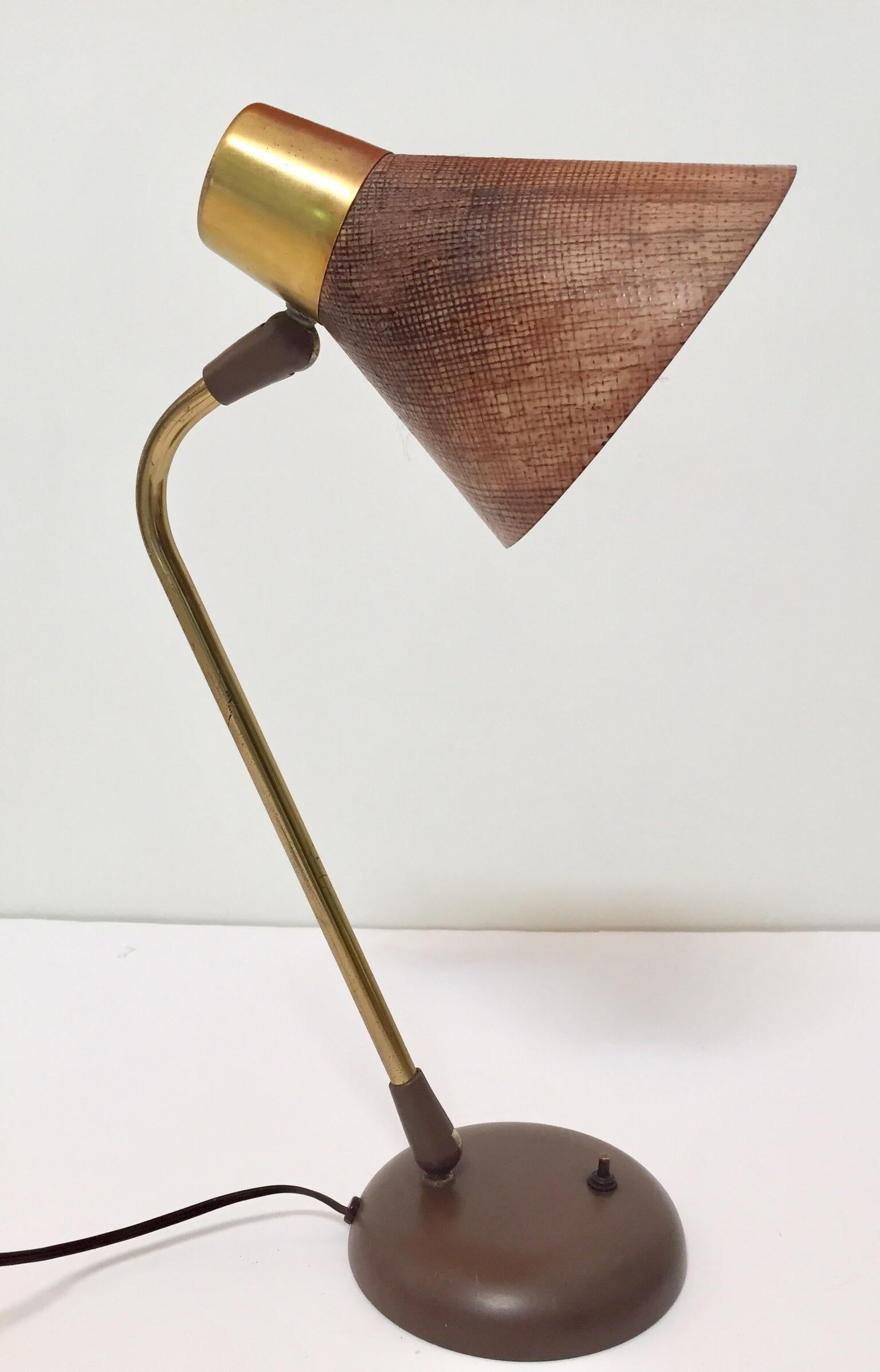 Gerald Thurston Desk Table Lamp for Lightolier, 1950s 2