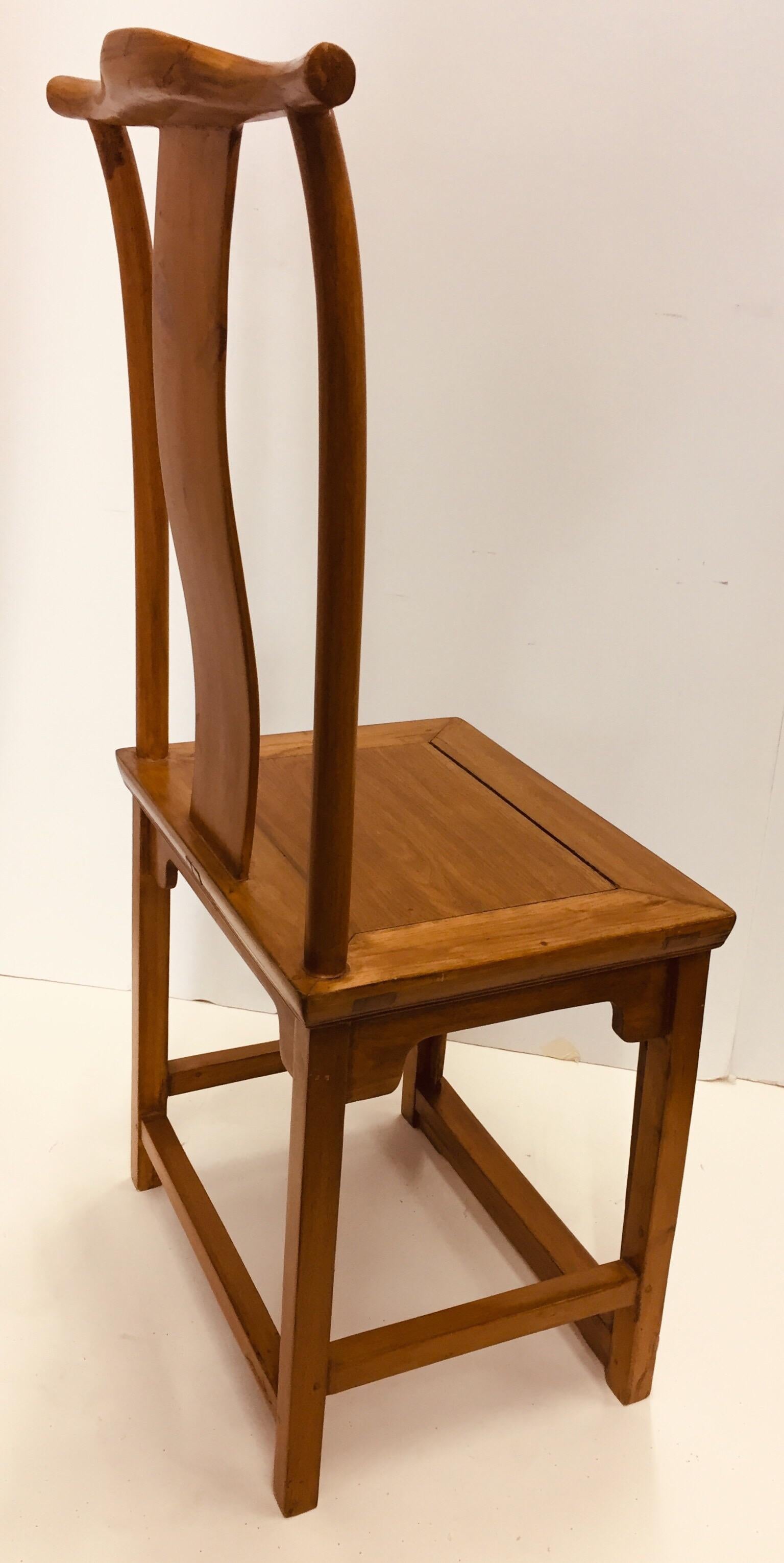 Ensemble de huit chaises de salle à manger chinoises vintage de style MCM dans le style Ming en vente 4