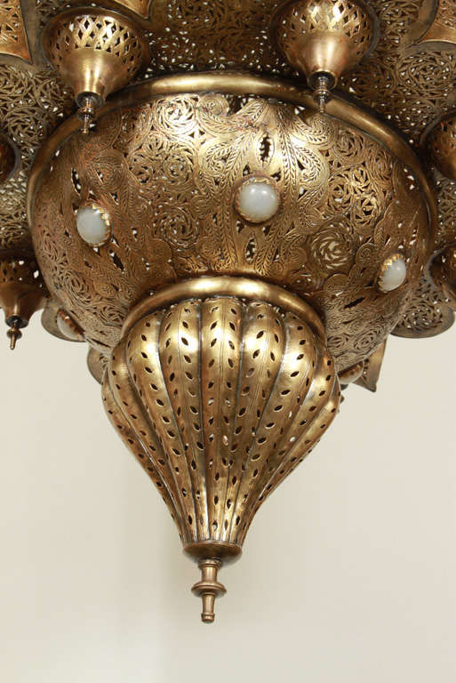 moroccan brass chandelier