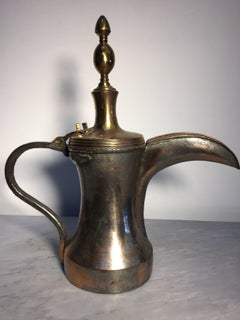 19th Century Dallah Middle Eastern Oversized Arabic Copper Coffee Pot