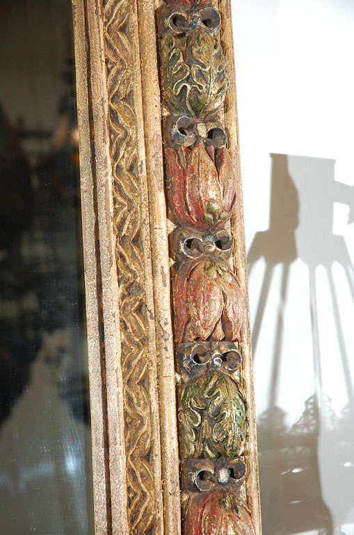 Handgeschnitzter italienischer Spiegel im venezianischen, maurischen Stil (20. Jahrhundert) im Angebot