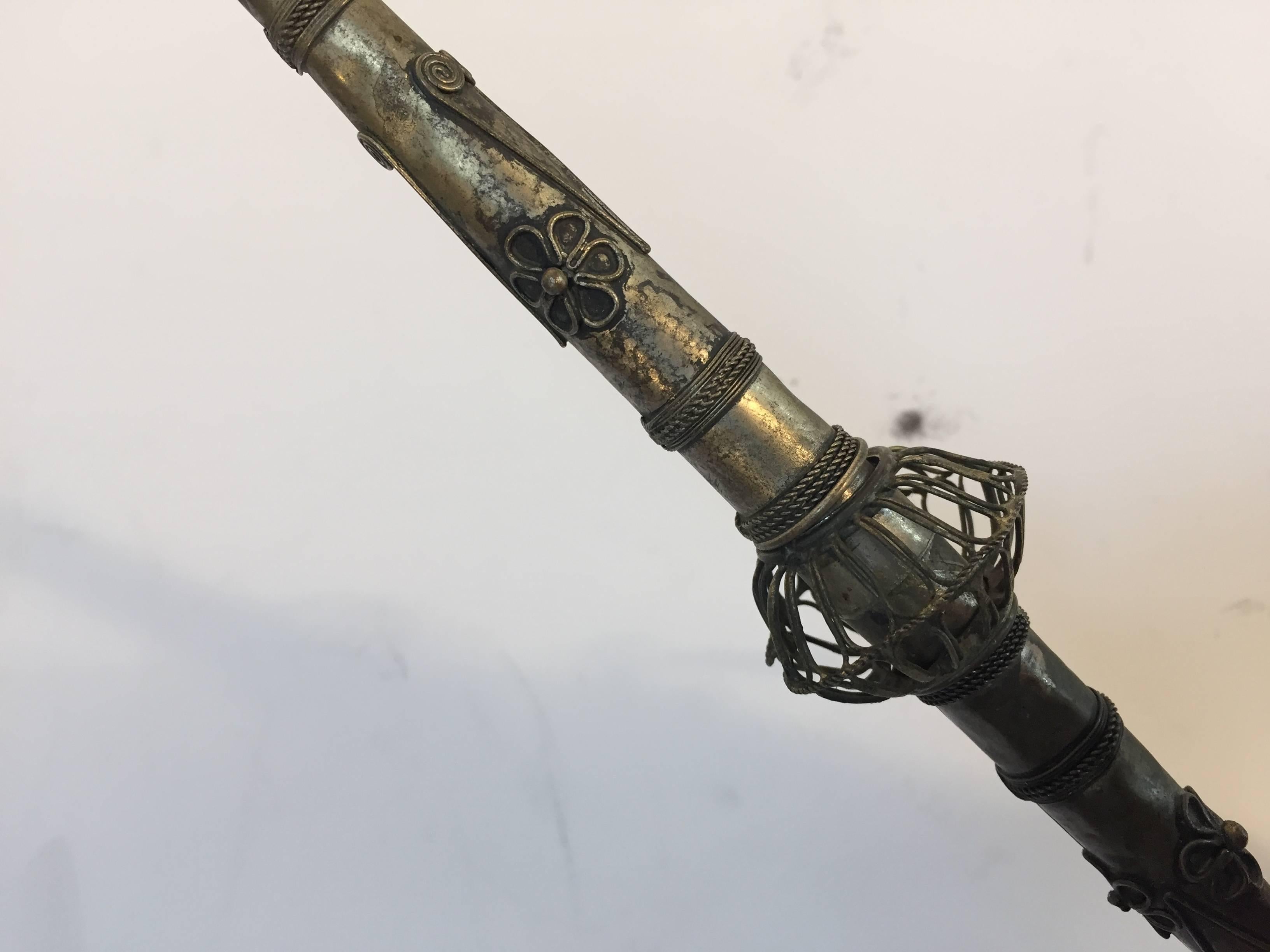 Hand-Crafted Asian Peacock Form Opium Pipe
