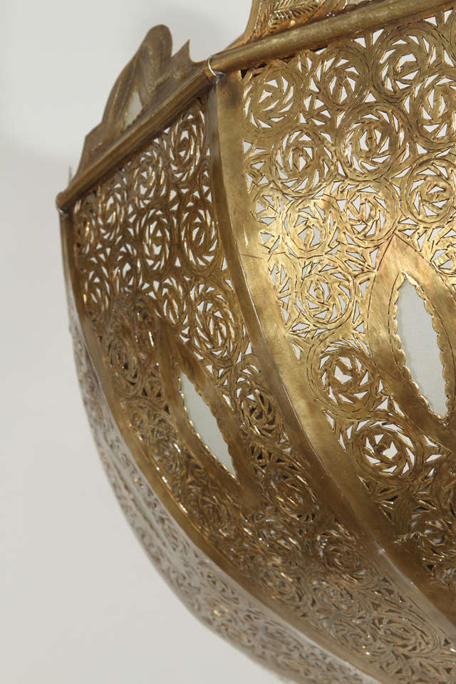 moroccan brass ceiling light