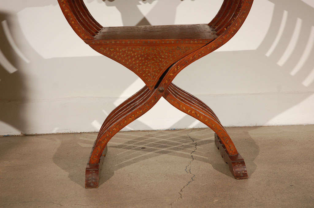 fauteuil indien ancien
