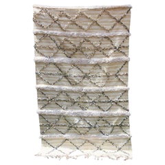 Vintage Moroccan Handcrafted Wedding Blanket Throw with Sequins