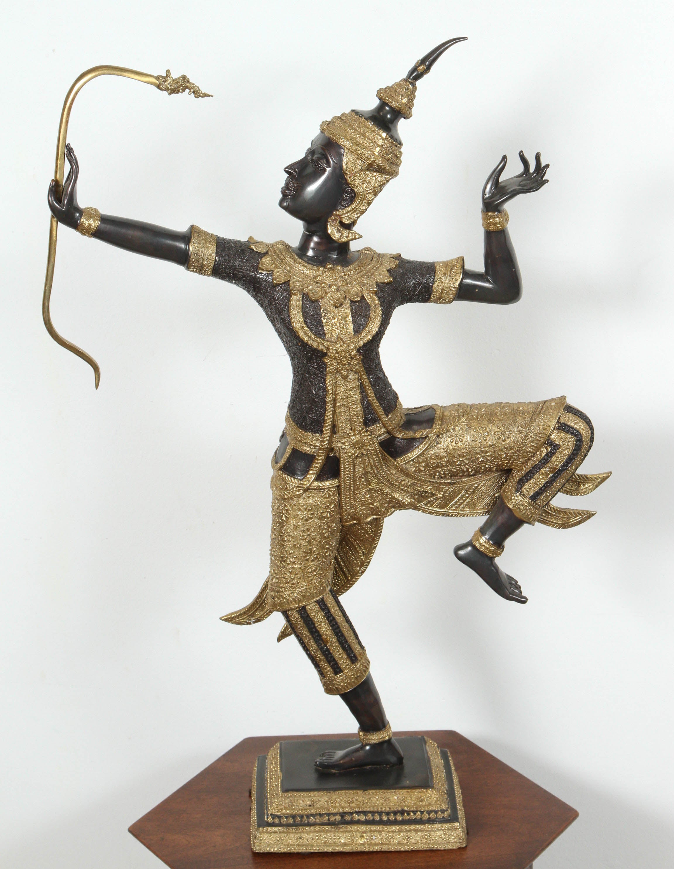 Bronze Statue of a Siamese Prince Dancer