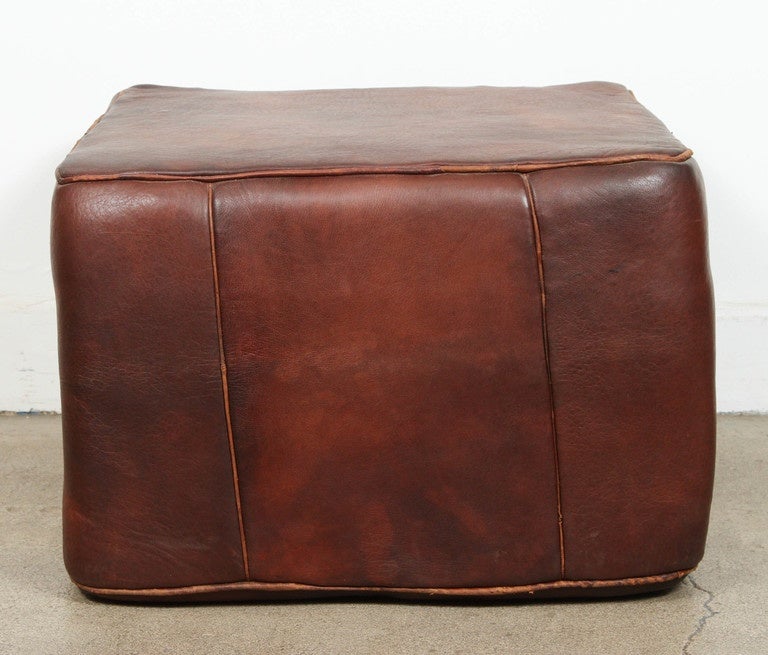 moroccan square pouf