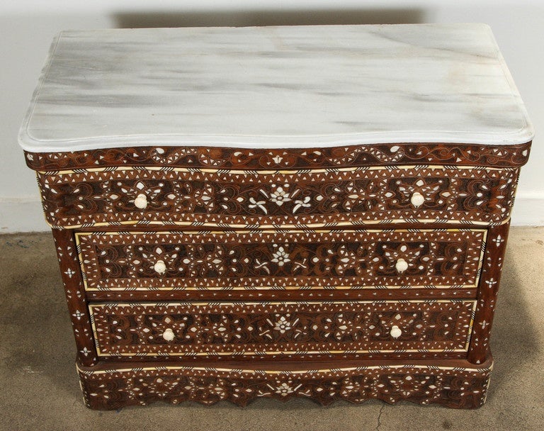 Syrian Chest of Drawers Inlay with Mother of Pearl 1