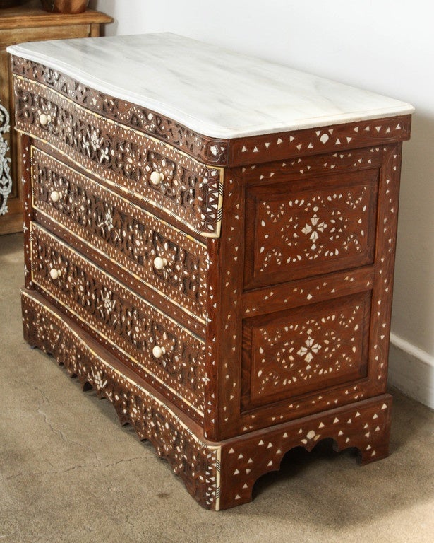 Syrian Chest of Drawers Inlay with Mother of Pearl 2