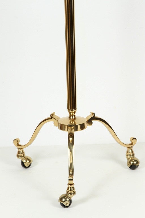 Italian Stylish Gentleman Brass Valet Stand in Adnet Style