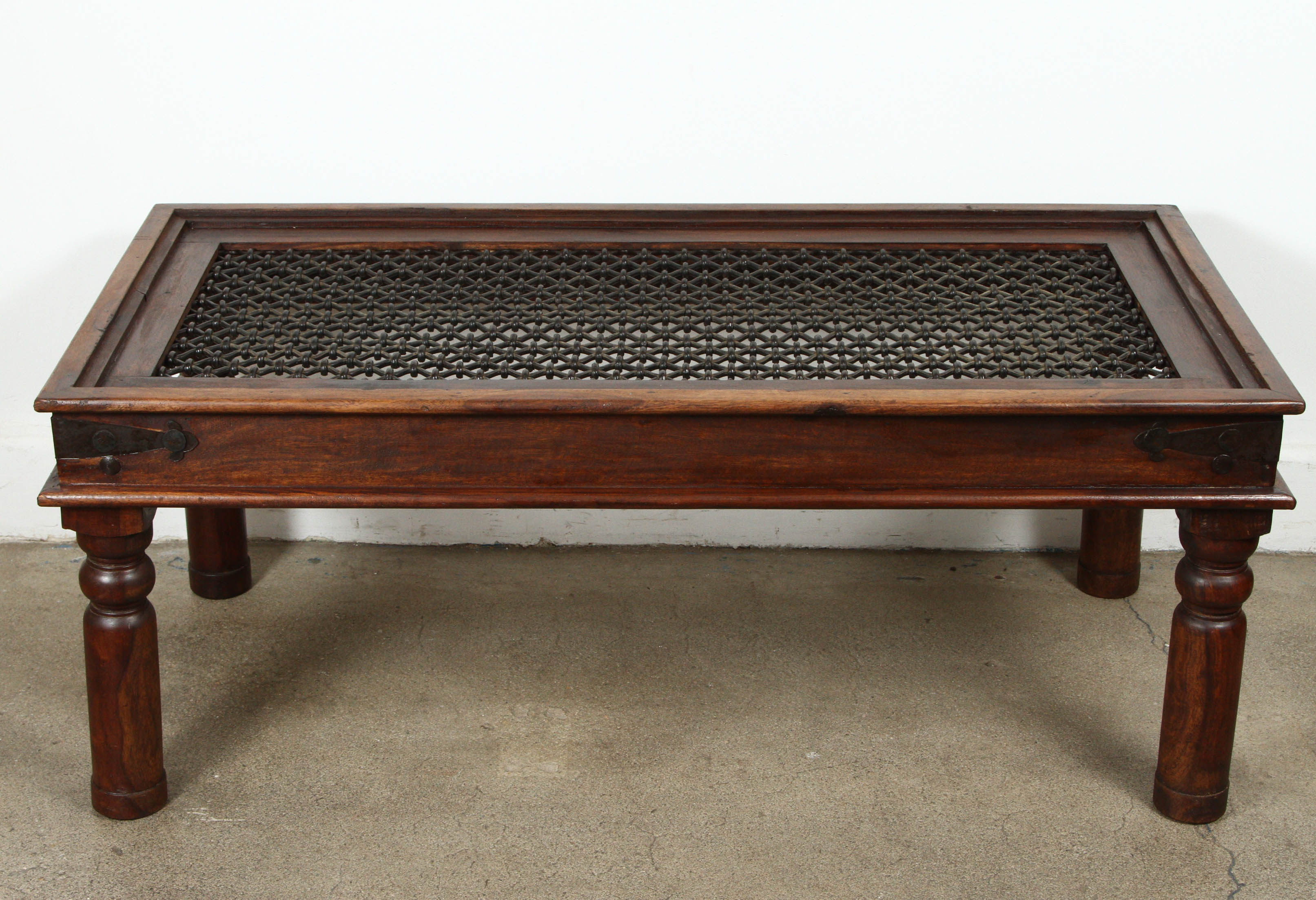 Spanish Style Coffee Table with Iron