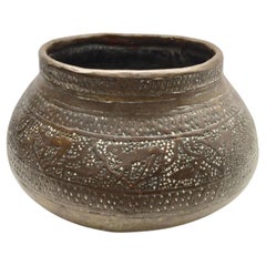 Bol islamique égyptien du Moyen-Orient égyptien gravé à la main