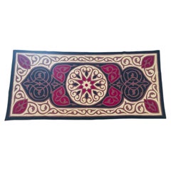 Late 20th Century Vintage Middle Eastern Suzani Quilted Turkish Textile