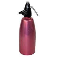 Vintage BOC Metallic Red Soda Syphon, Mid-Century Modern, 1960