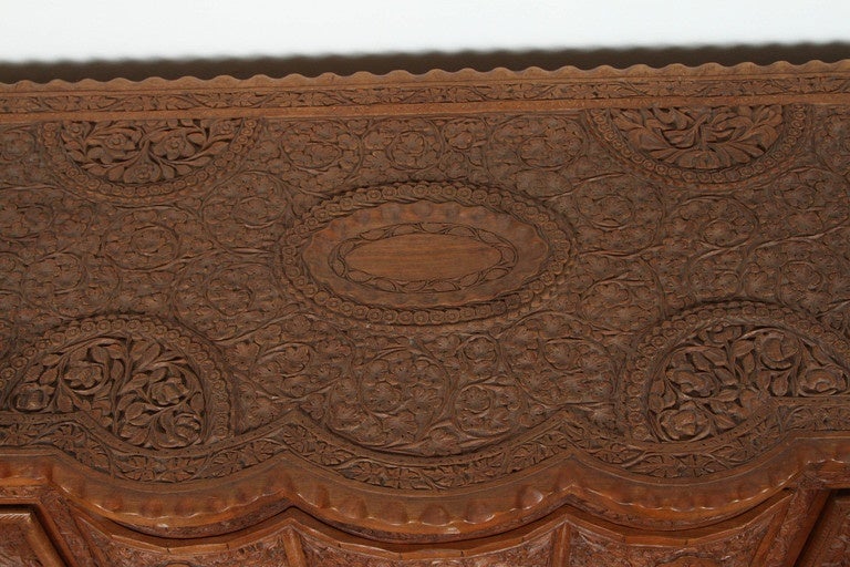 Asian Finely Hand-Carved Sideboard from Java, Indonesia 3