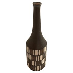 Jarrón de cerámica modernista vintage, Italia años 60.