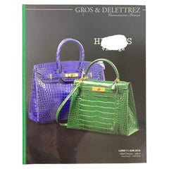 Hermes Vintage Paris Auction Catalog 2018 Published by Gros & Delettrez
