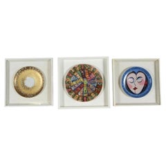 Piatti da collezione Rosenthal con cornice, set da 3
