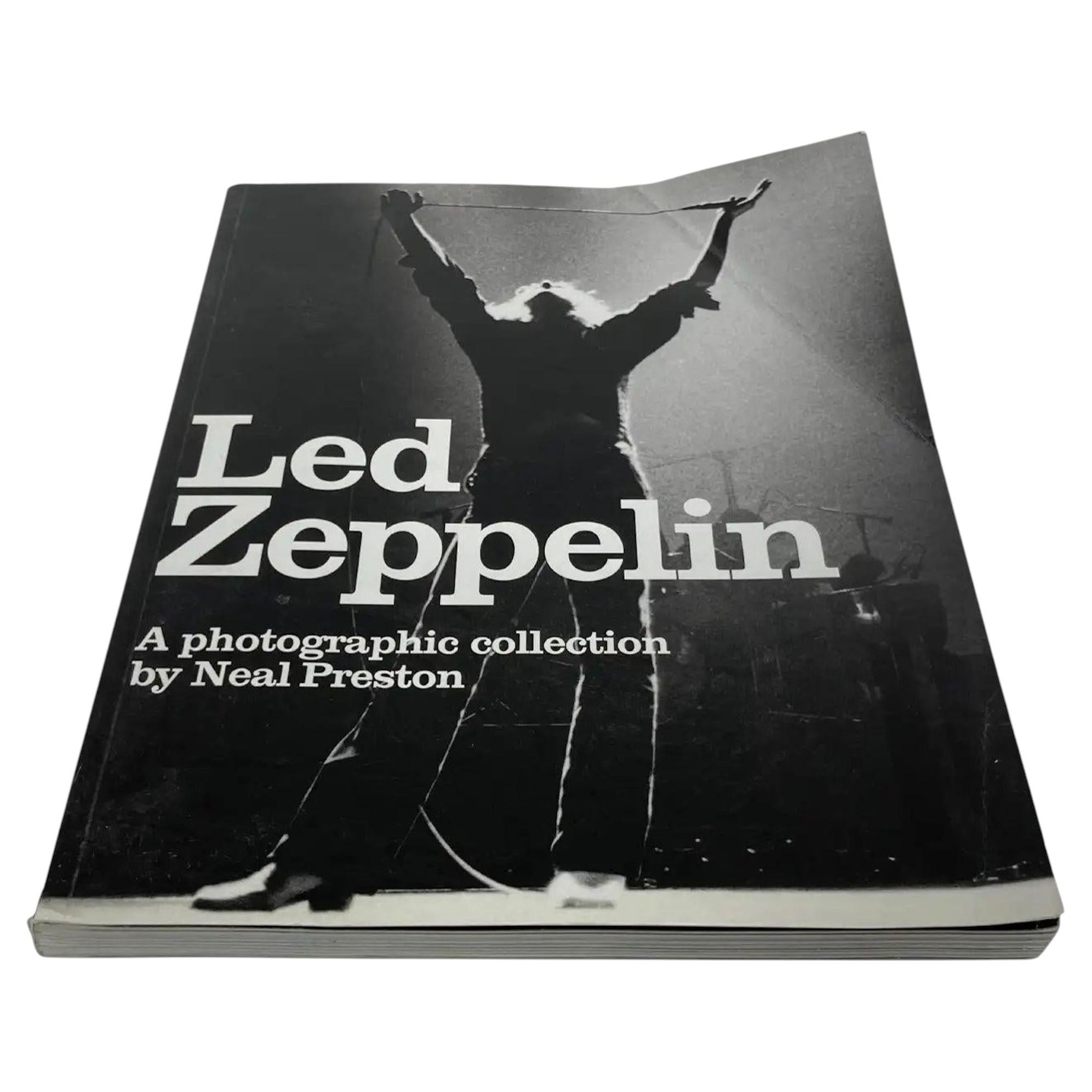 Led Zeppelin a Photographic Collection Book by Neal Preston For