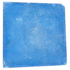 Piastrella di cemento encausto marocchina realizzata a mano e recuperata Colore blu
