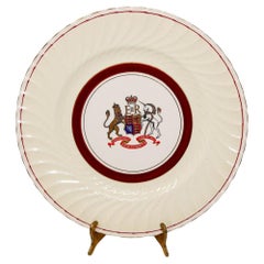Coronation Plate Queen Elizabeth II June 2nd 1953 Burleigh Ware Burslem England