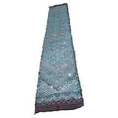 1950s Vintage Zemmour Moroccan Rug Berber Runner, 3ft x 16.4ft long