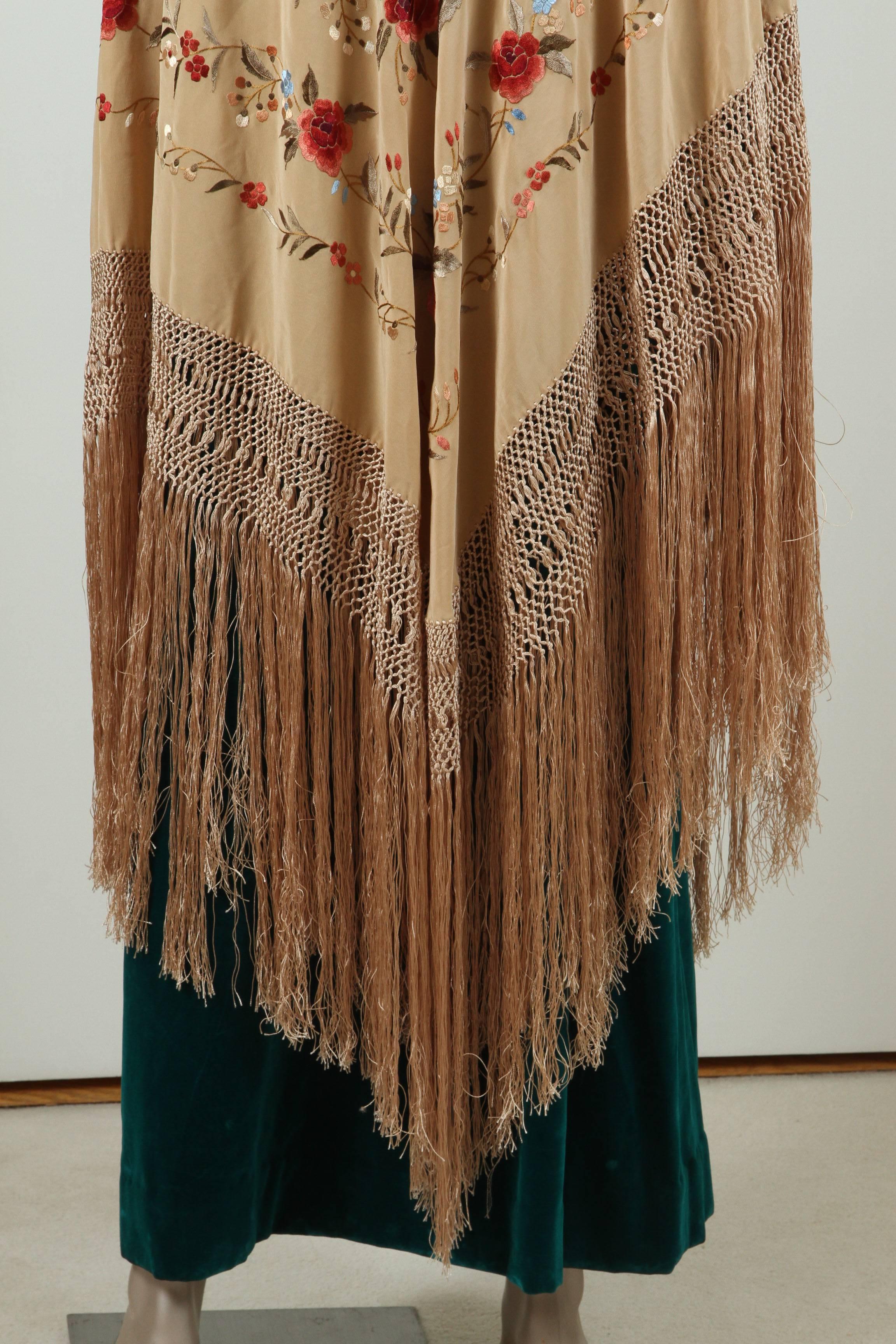 spanish flamenco shawl