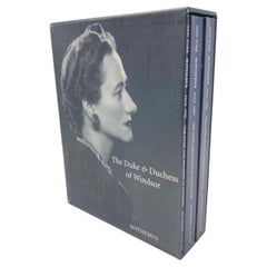 The Duke and Duchess of Windsor Auction Sothebys Books Catalogs in Slipcase Box