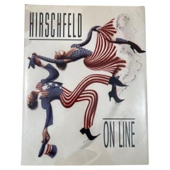Libro con copertina rigida "Hirschfeld On Line" di Al Hirschfeld
