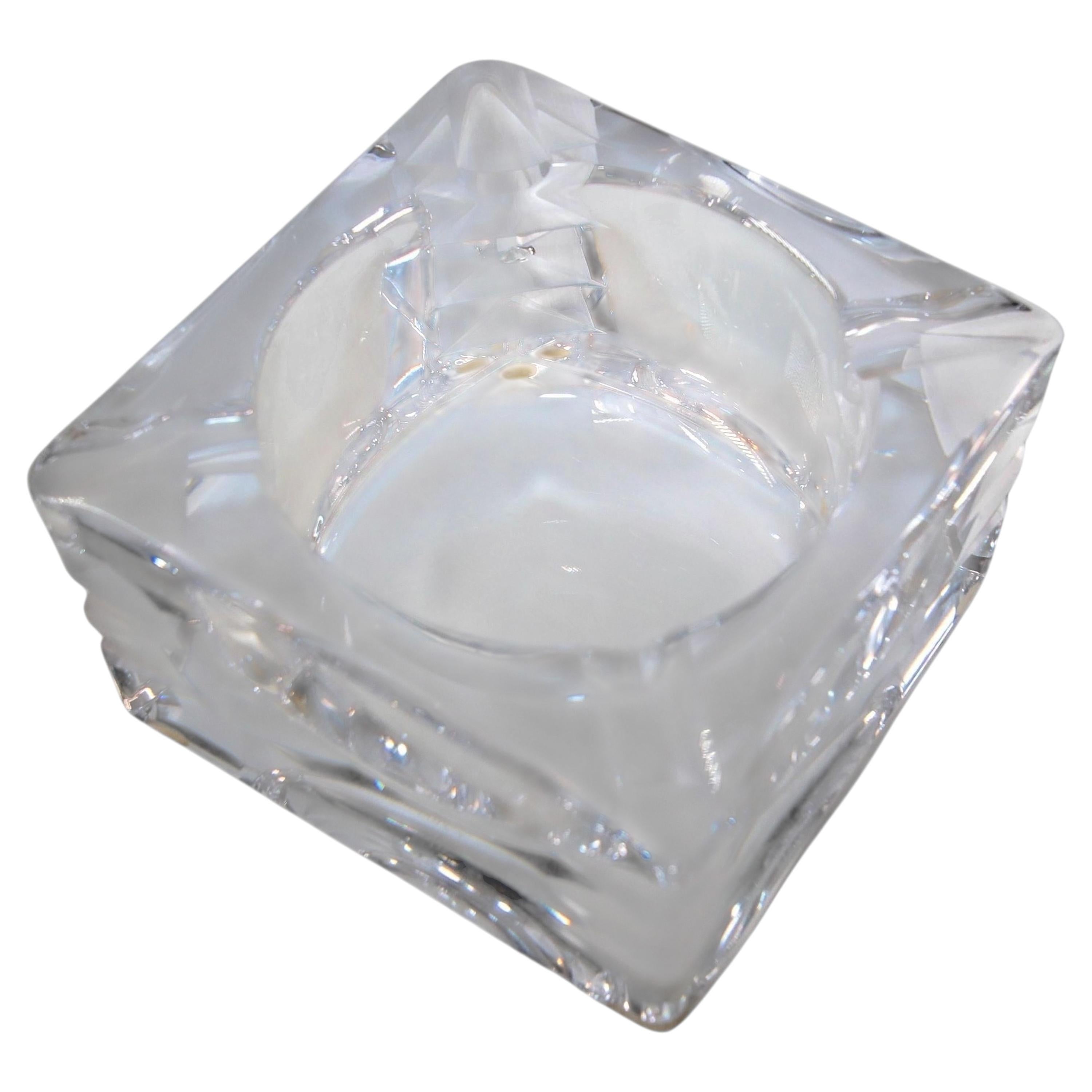 Crystal de Sèvres Zigarrenaschenbecher Frankreich 1970er Jahre