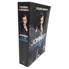 Johnny La Vie en Rock French Edition Paper Back Johnny Hallyday French Rock Star
