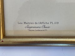 Cartel francés Vallotton de Les Maîtres de l'Affiche Ah la Pé la Pé la Pépinierè