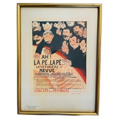Cartel francés Vallotton de Les Maîtres de l'Affiche Ah la Pé la Pé la Pépinierè