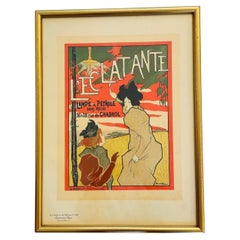 French Poster L'Eclatante Lampe à Pétrole sans Mèche 1895