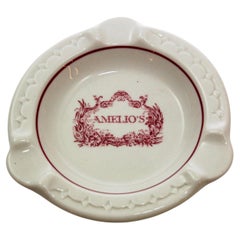 Amelios San Francisco Ashtray Collectible Porcelain Dish 1950s