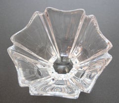 Orrefors Suecia Cuenco de cristal Orion de Lars Hellsten Años 70