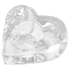 Martti Rytkönenfor Orrefors Valentino Heart Shape Votive Paperweight