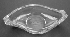 Rosenthal Horizon portacandele in cristallo al piombo, catchall Vide Poche anni '80