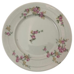 Assiettes à dîner Haviland Limoges en porcelaine à motifs floraux, lot de 4