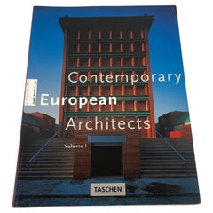Contemporary European Architects Paperback by Wolfgang Amsoneit 1st Ed. 1994