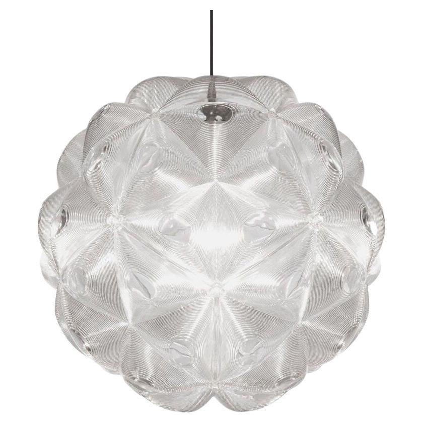 Tom Dixon Lens Pendant Fixture Spherical Ceiling Light Clear Globe Chandelier