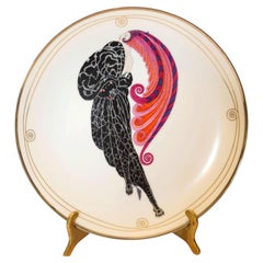 Erté "Beauty and the Beast" Piatto da collezione in porcellana Sevenarts