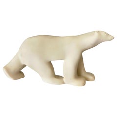Sculpture d'ours polaire de style Art déco d'après François Pompon, édition MoMA, c. 1894
