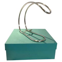 Ercuis Paris Silver Plate Wine Bottle Holder, Minimalist, 1980s