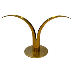 Candelabro de latón de Ivar Ålenius Björk para Ystad-Metall, Suecia, década de 1950