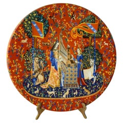 Haviland Limoges France Decorative Plate La Chasse a La Licorne 1979 Limited Ed.