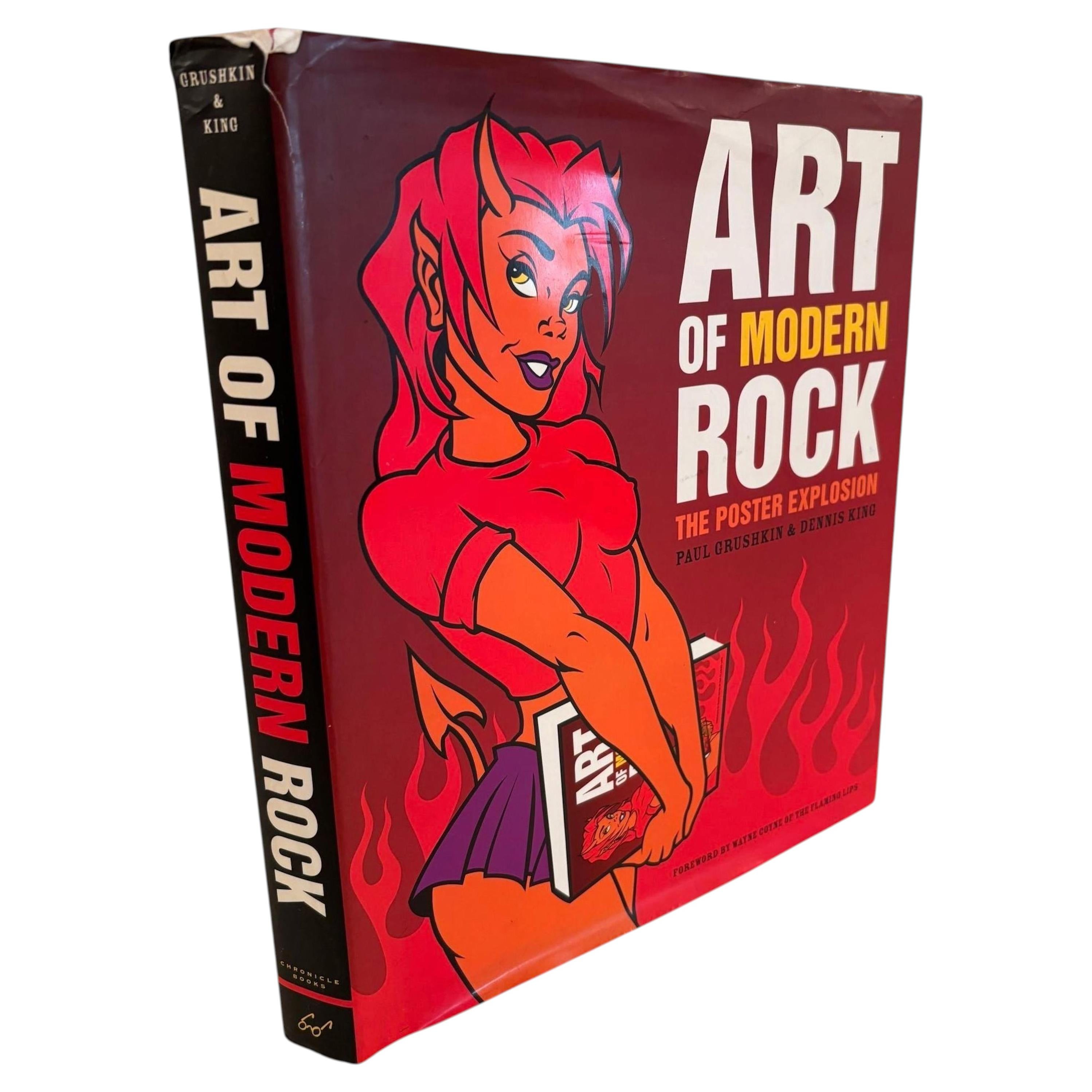 Art of Modern Rock The Poster Explosion Hardcover by Paul Grushkin