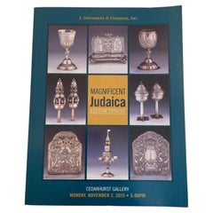 Magnificent Judaica Auction Catalog, Cedarhurst Gallery May 2016