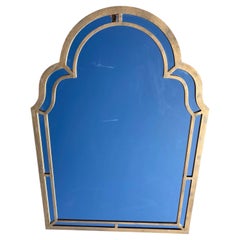 Large Forged Bronze Iron Arched Mirror 6ft 8 Spanish Moorish Colonial style